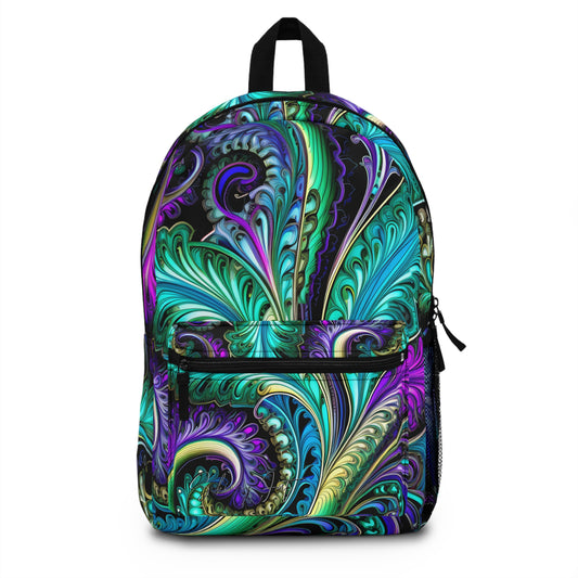 Shoulder bag Backpack for trippy art lovers Ai graphic inspired imagery Ai graphics back pack Back to school vibe Unisex make up Backpack