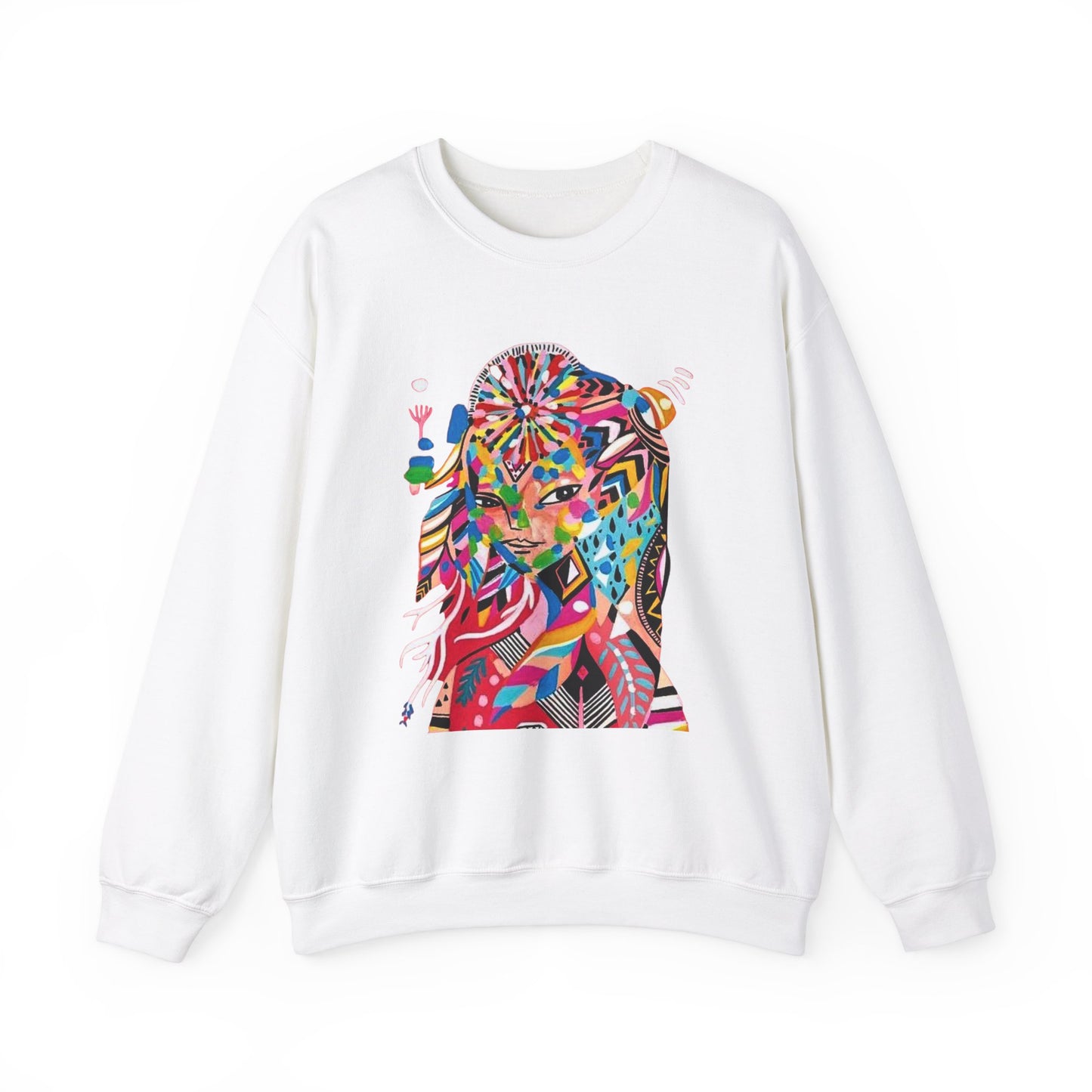 Crewneck Sweatshirt street art as a gift for anyone printed on a fashionable sweater back to school style sweat T