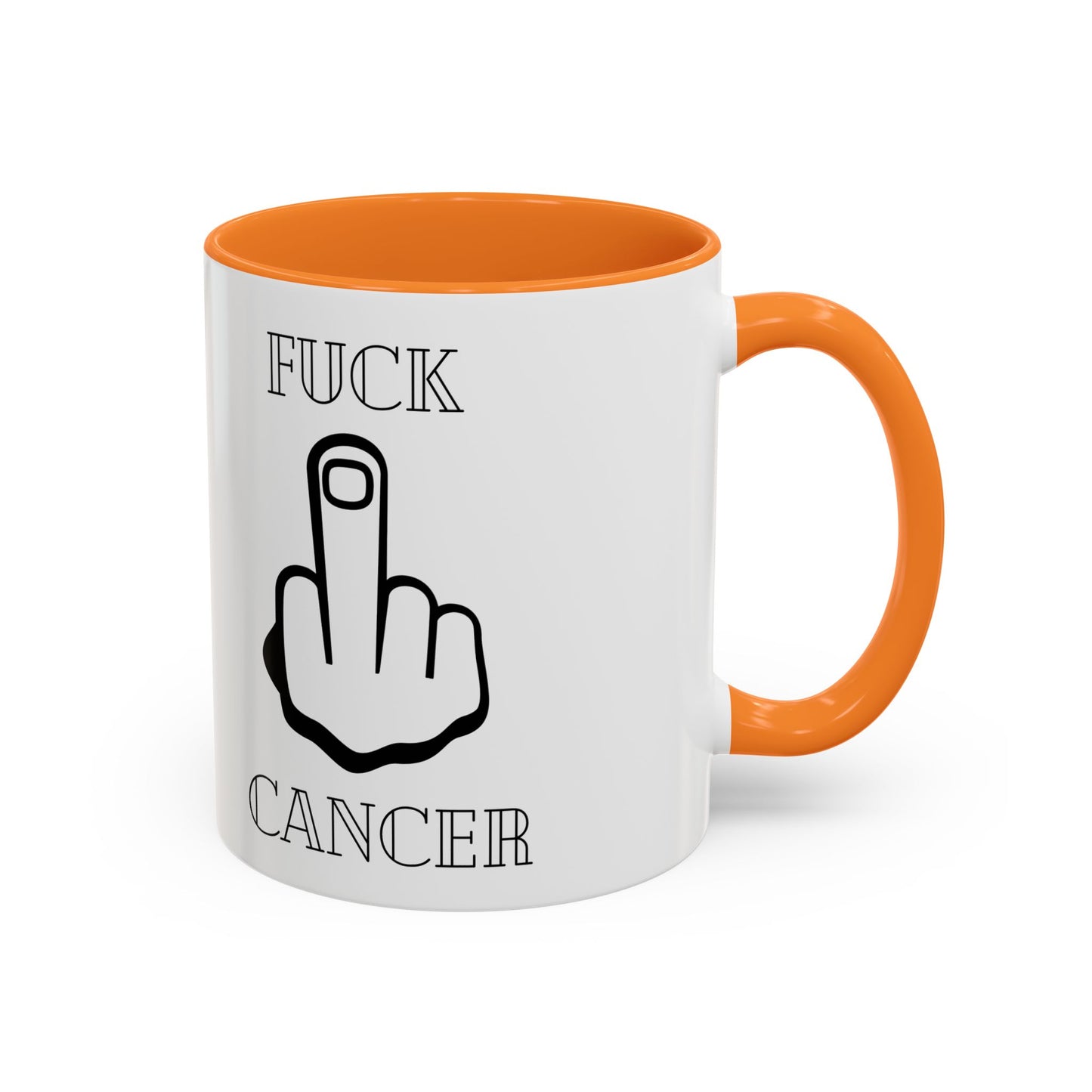 Colorful Mugs, 11oz, cancer cup, down with cancer