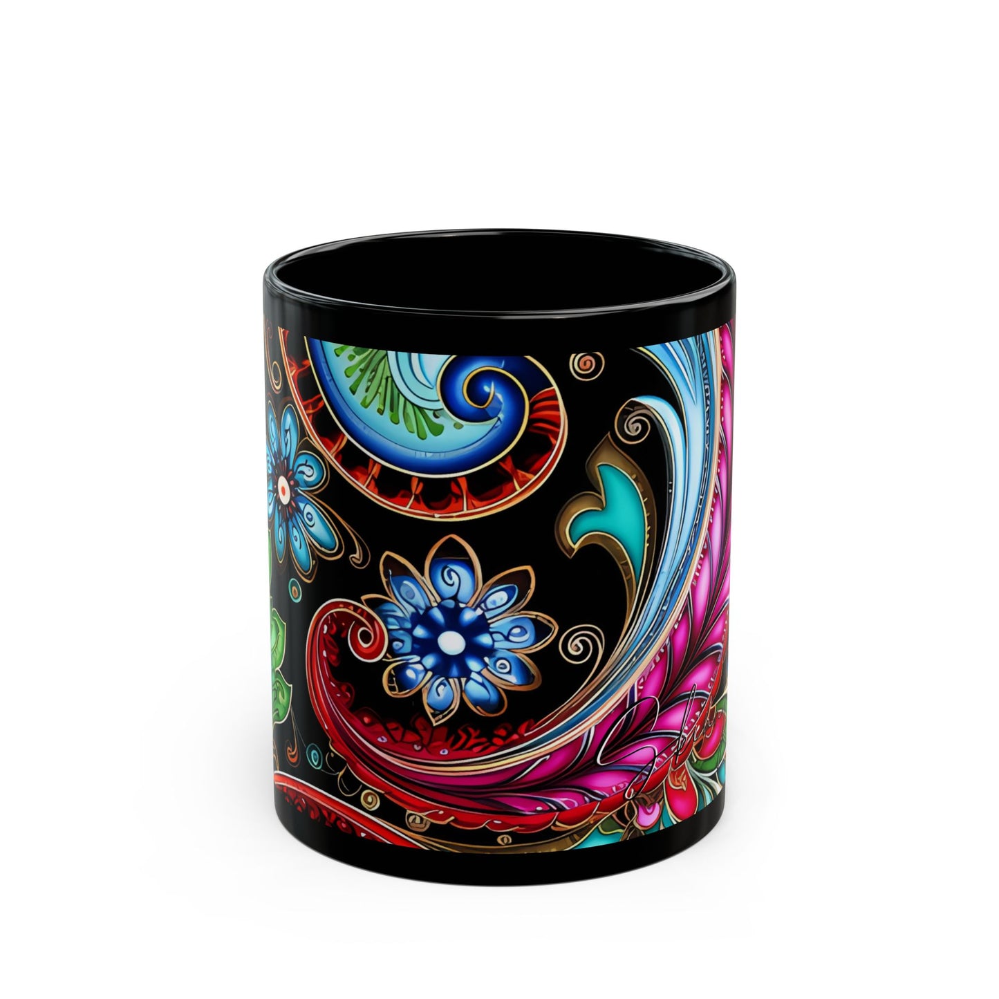 Ceramic coffee mug Ai image printed Hot beverage casual soup cup keeps the pride of Caffine alive with a morning cup of coffee Ai style 11oz