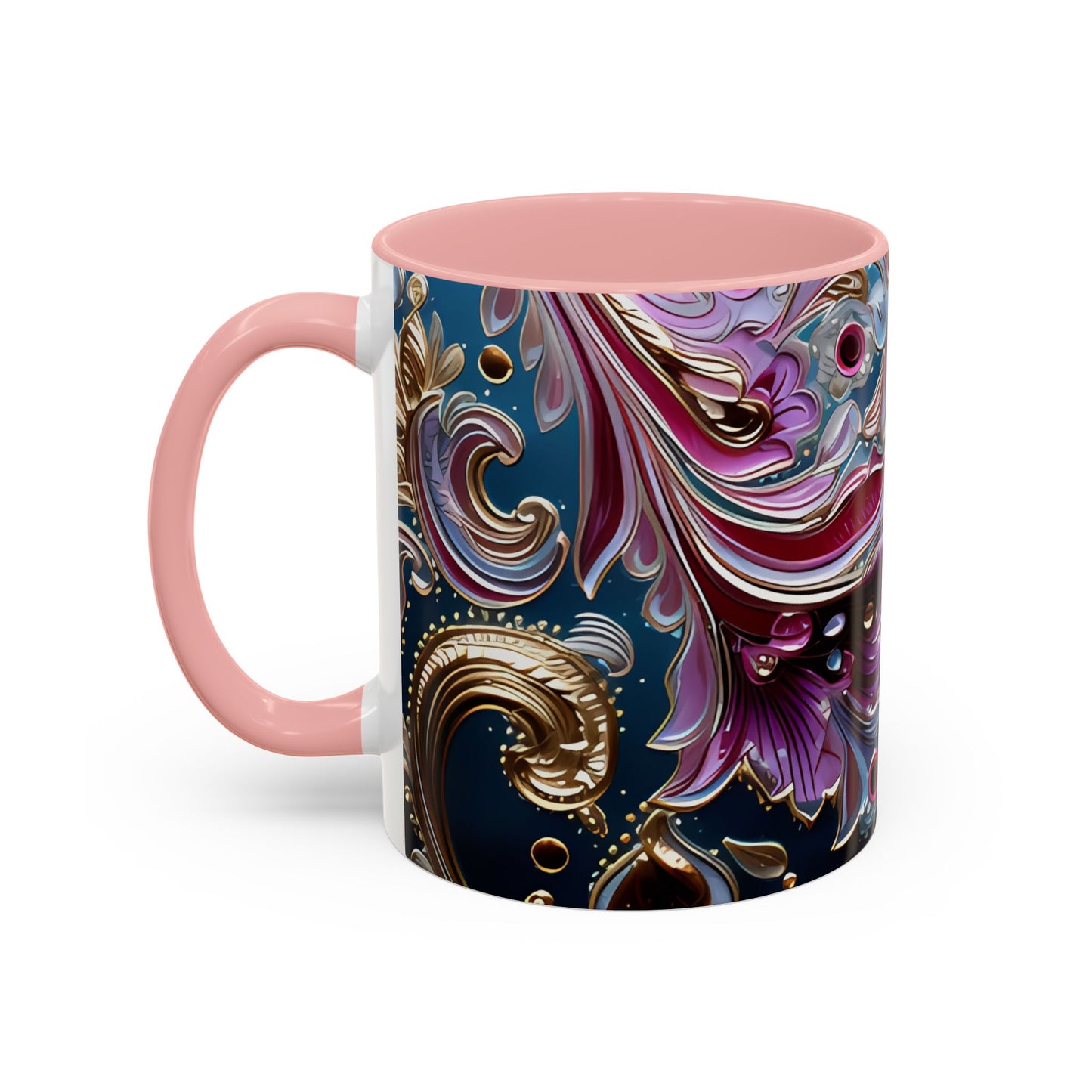 Ceramic coffee mug Ai image printed Hot beverage casual soup cup keeps the pride of Caffine alive with a morning cup of coffee Ai style 11oz