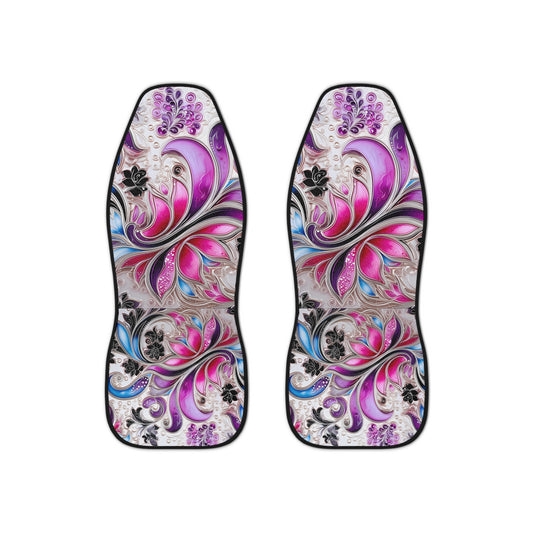 Car Seat Covers with a regal paisley twist Protect your seats with a stylish design made with Ai graphics