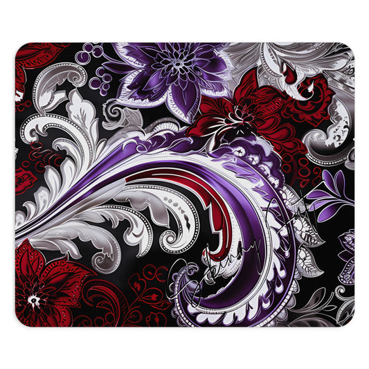 Mouse pad with Ai graphic printed image on circle style gift of Cosmic Creations AI-Infused Circle Mouse Pad gift Captivating Graphic Print