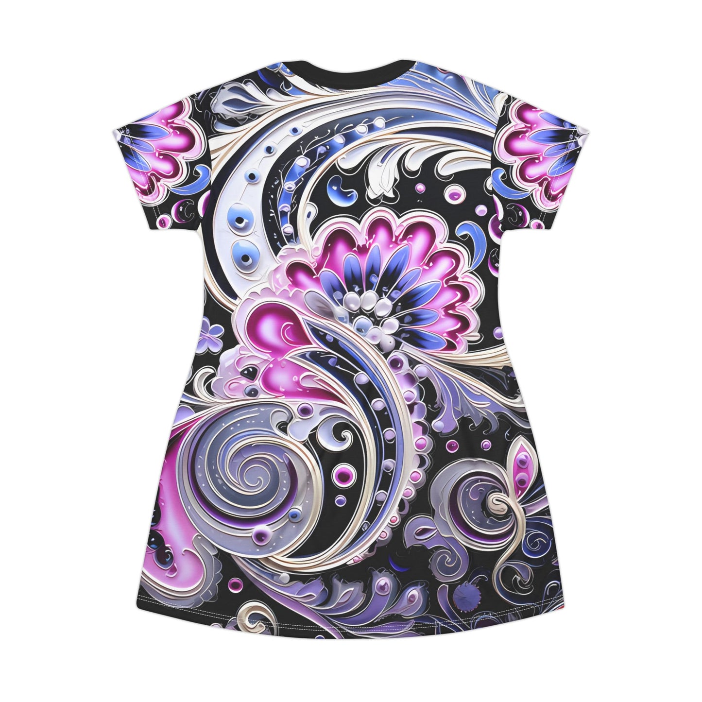 Dress T pjamas comfortable breathable paisley regal design leisure wear Spring T love of butterflies spring Feminine wear casual womens wear