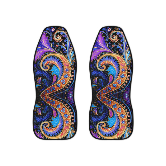 Car Seat Covers with a regal paisley twist Protect your seats with a stylish design made with Ai graphics