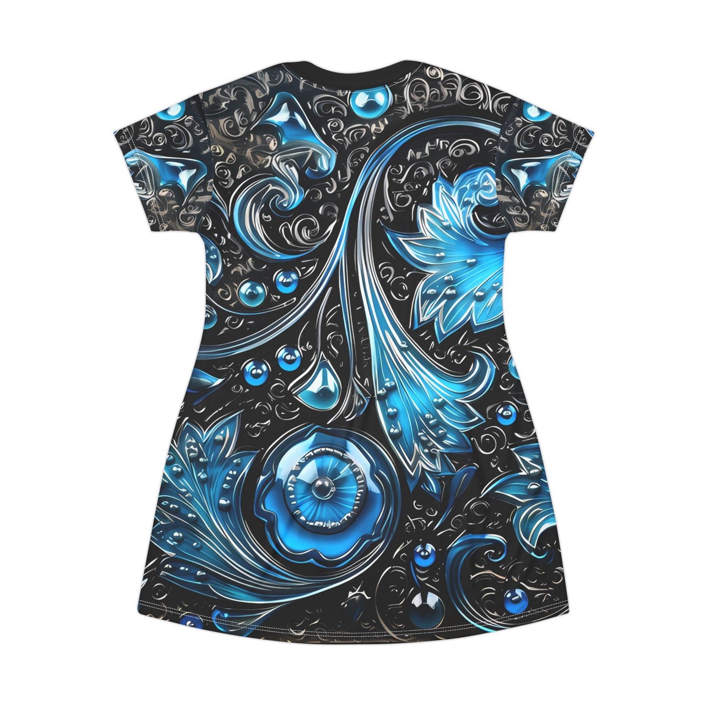 Dress T pjamas comfortable breathable paisley regal design leisure wear Spring T love of butterflies spring Feminine wear casual womens wear