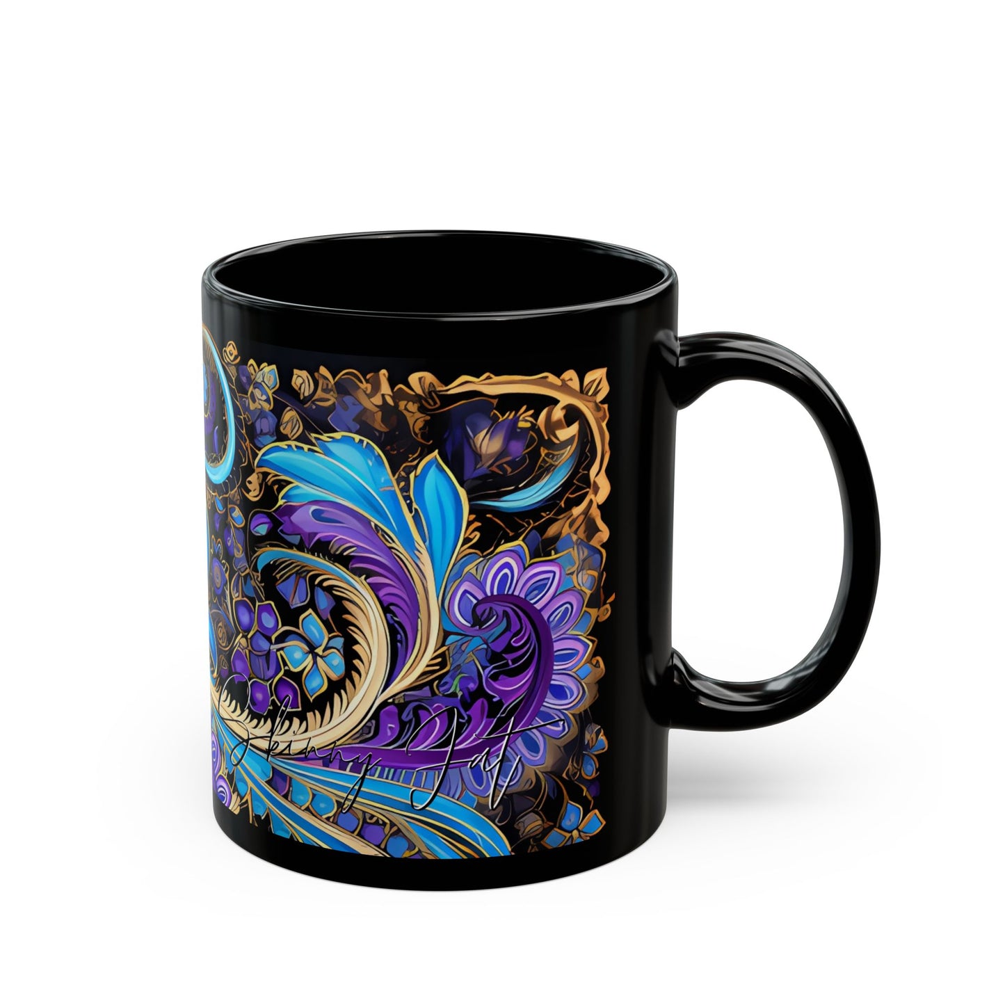 Ceramic coffee mug Ai image printed Hot beverage casual soup cup keeps the pride of Caffine alive with a morning cup of coffee Ai style 11oz