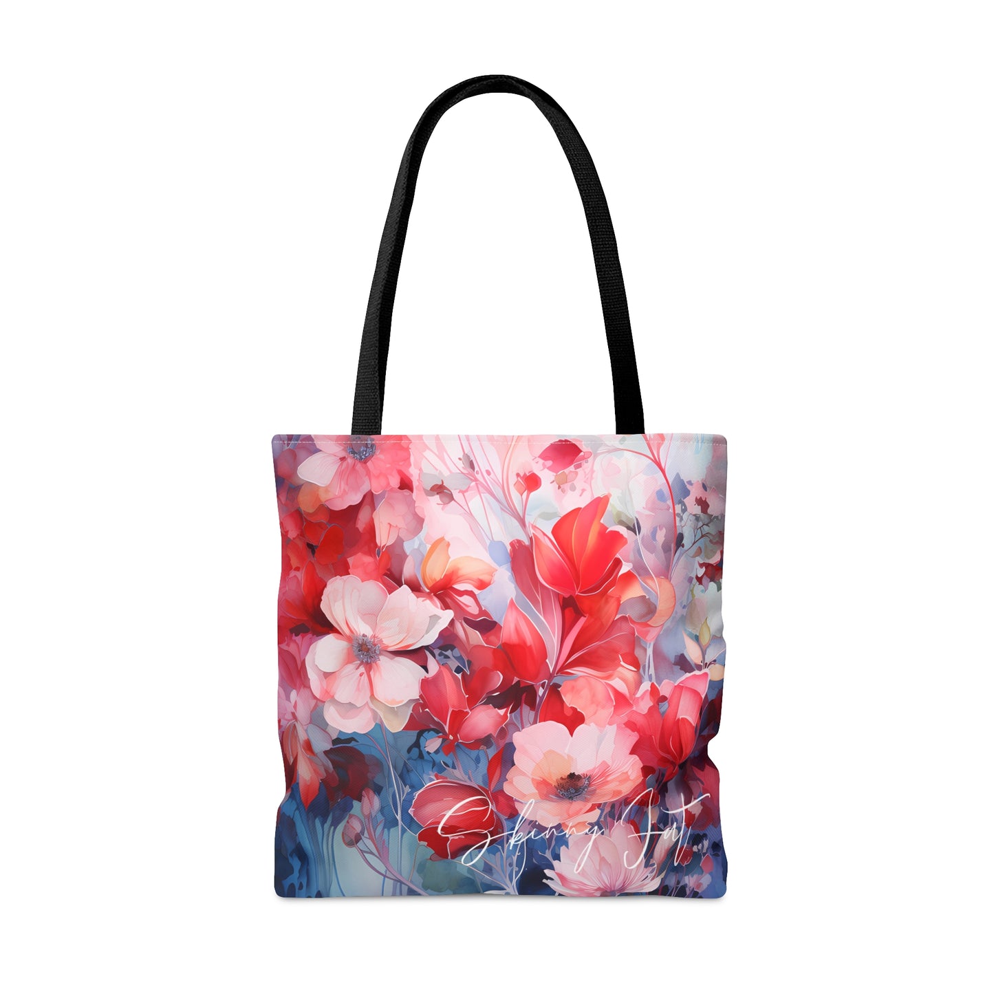 Tote bag for the flower artist lover oil painting inspired Water colour inspired design abstract art tote bag painting tote creative fashion