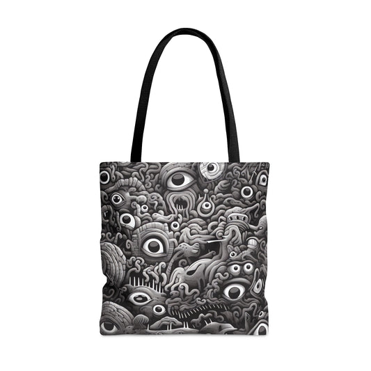 Gothic tote bag ai graphic inspired snack pack tote stylish tote bag for travel cool shopping bag casual carrying tote