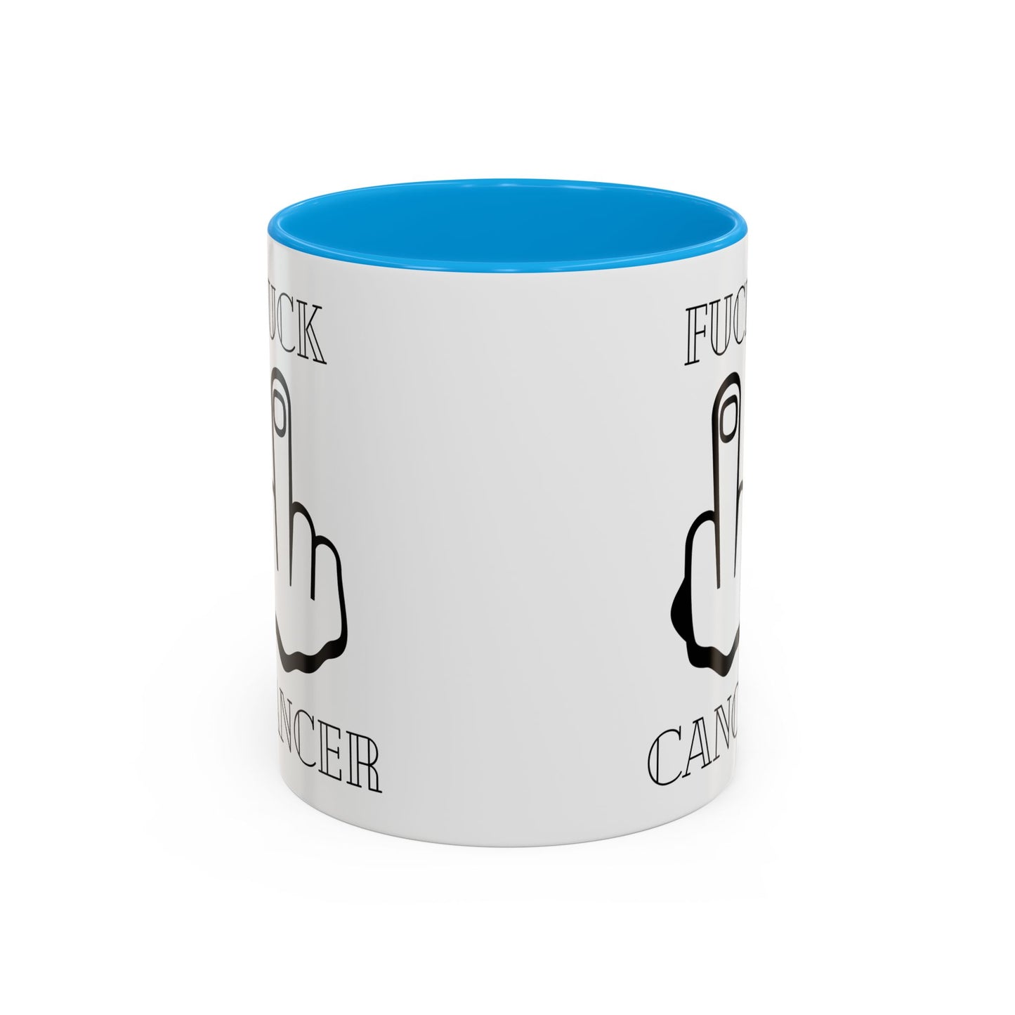 Colorful Mugs, 11oz, cancer cup, down with cancer