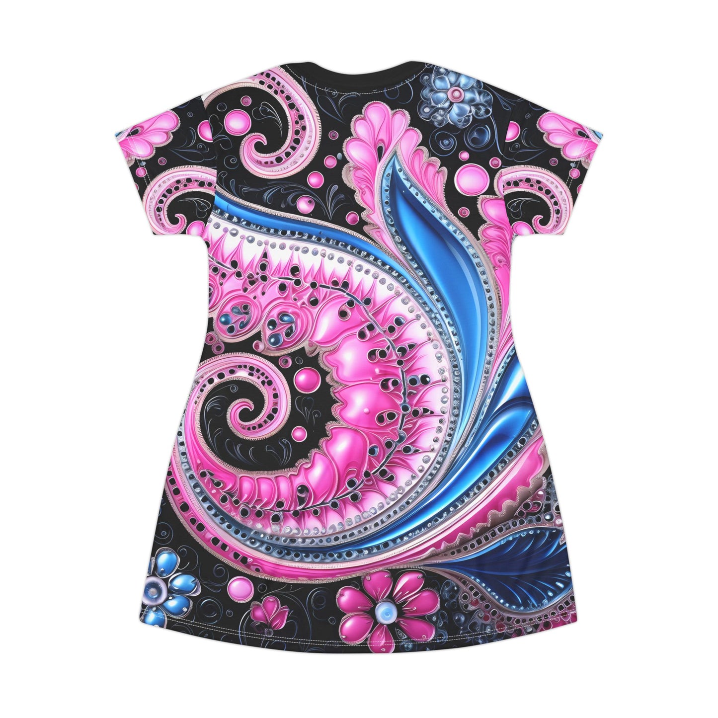 Spring dress T comfortable breathable paisley regal design leisure wear Spring T love of butterflies spring Feminine wear casual womens wear