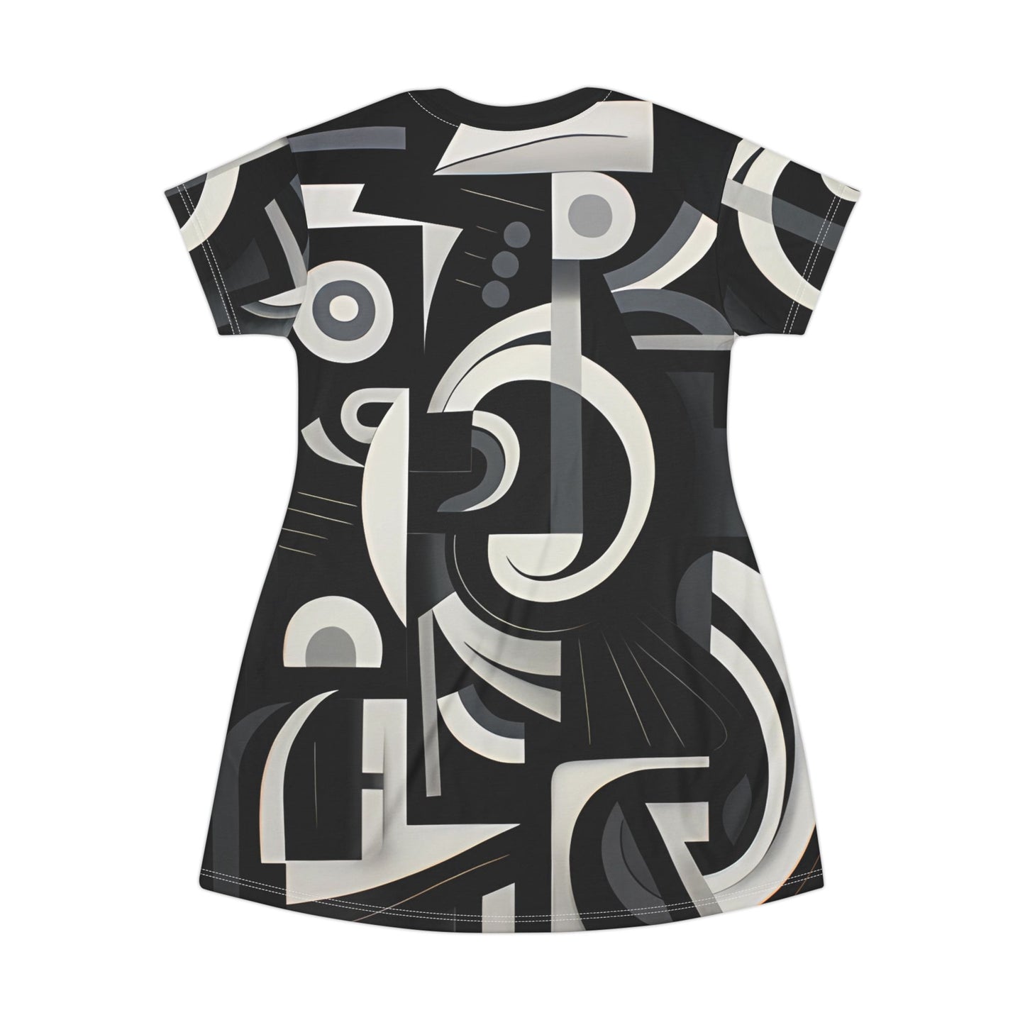 Spring dress T comfortable breathable abstract art design leisure wear Spring T love of butterflies spring Feminine wear casual womens wear