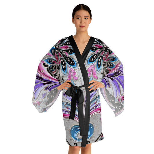 Womens kimono comfortable breathable paisley design leisure wear Spring kimono love of a regal spring Feminine wear casual womens wear