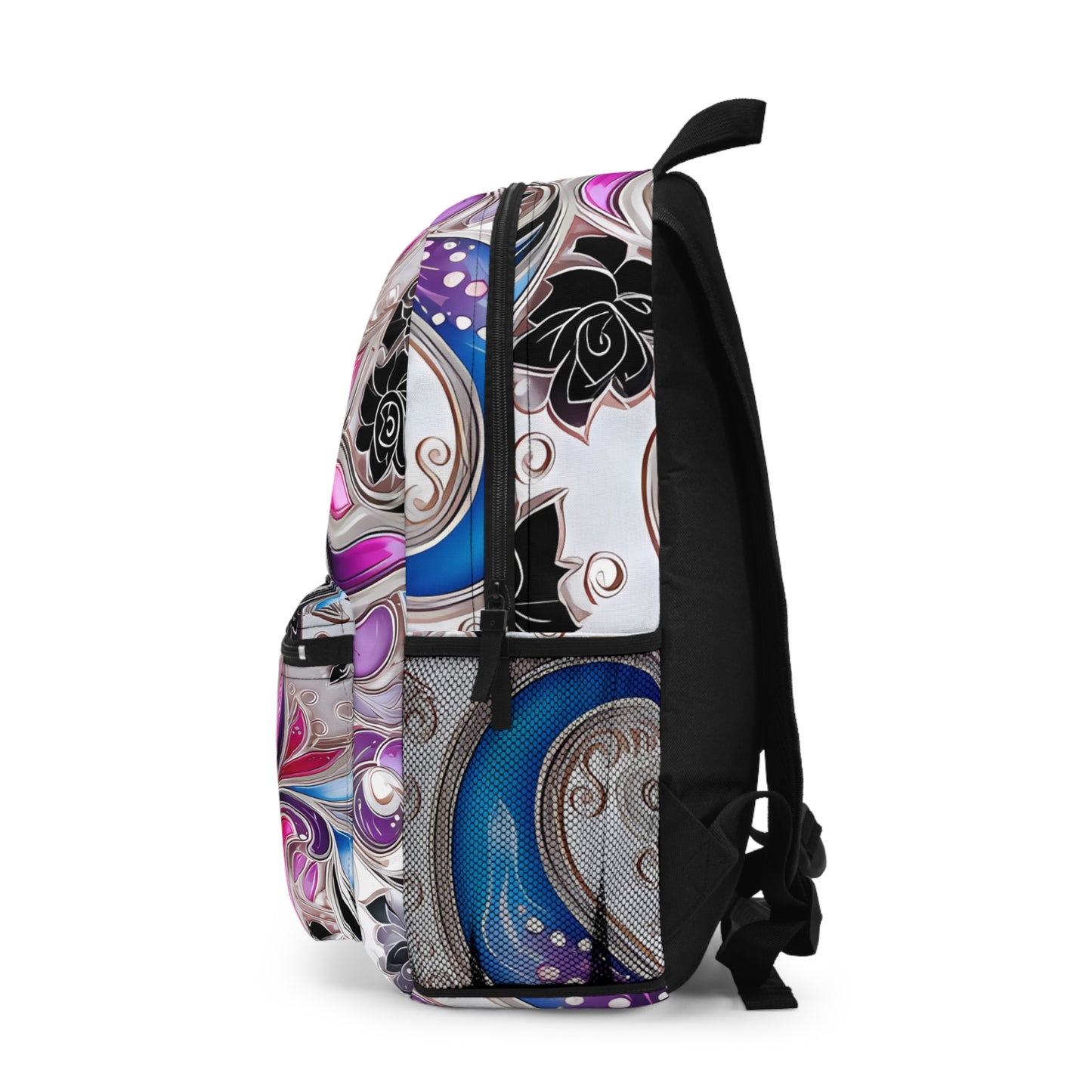 Shoulder bag Backpack for trippy art lovers Ai graphic inspired imagery Ai graphics back pack Back to school vibe Unisex make up Backpack