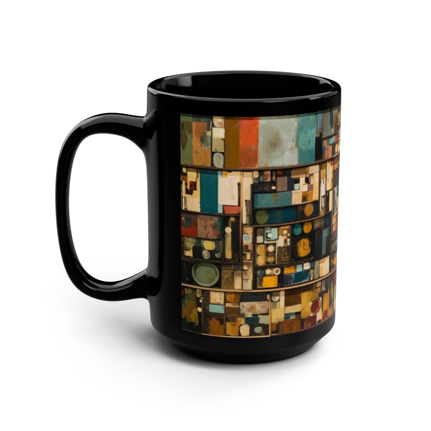 Ceramic coffee mug Ai image printed Hot beverage casual soup cup keeps the pride of Coffee alive with a morning cup of caffine Ai style 15oz