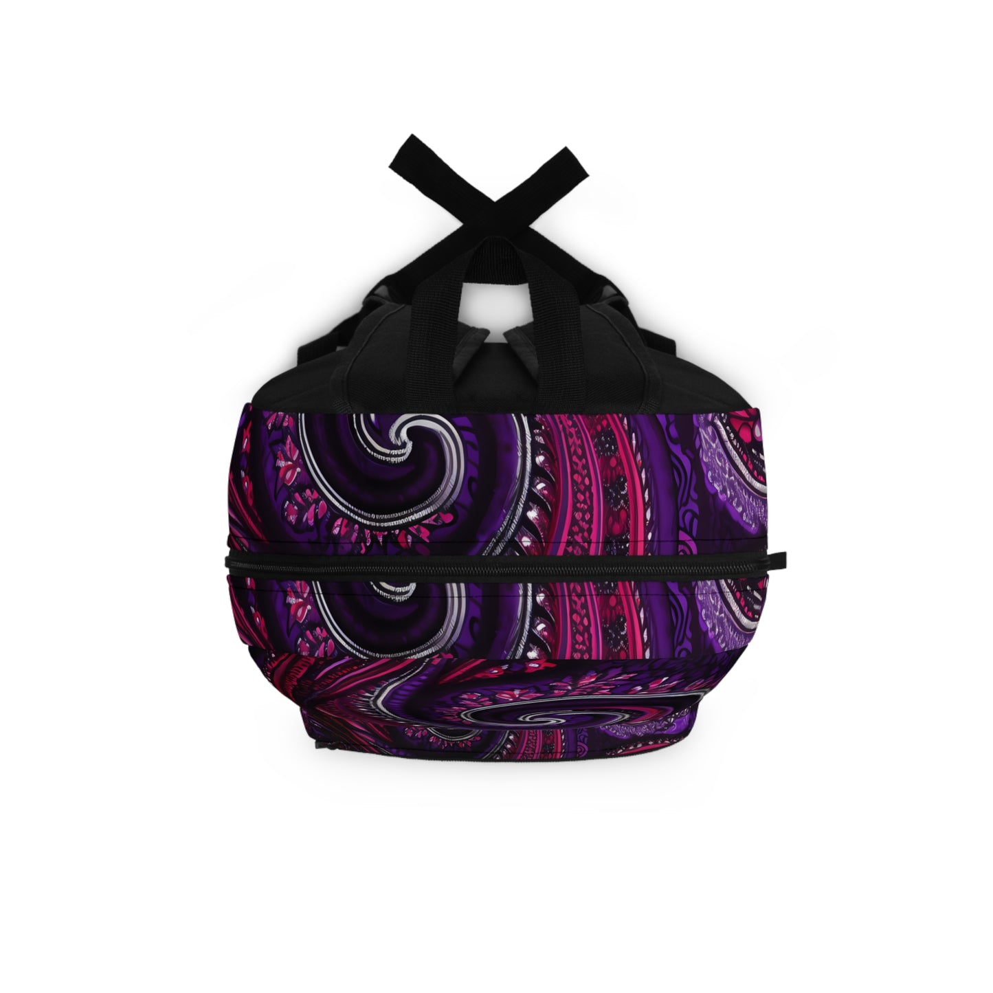 Student backpack bag paisley inspired Watercolour inspired design abstract art shoulder bag art tote creative fashion artist fashion makeup