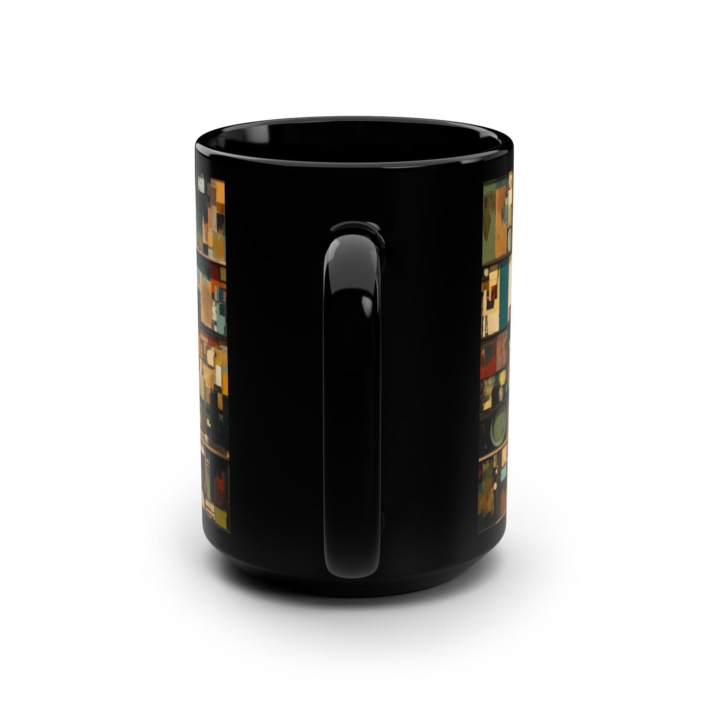 Ceramic coffee mug Ai image printed Hot beverage casual soup cup keeps the pride of Coffee alive with a morning cup of caffine Ai style 15oz