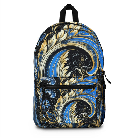 Shoulder bag paisley painting inspired Watercolour inspired design abstract art shoulder bag student creative fashion Artist fashion makeup