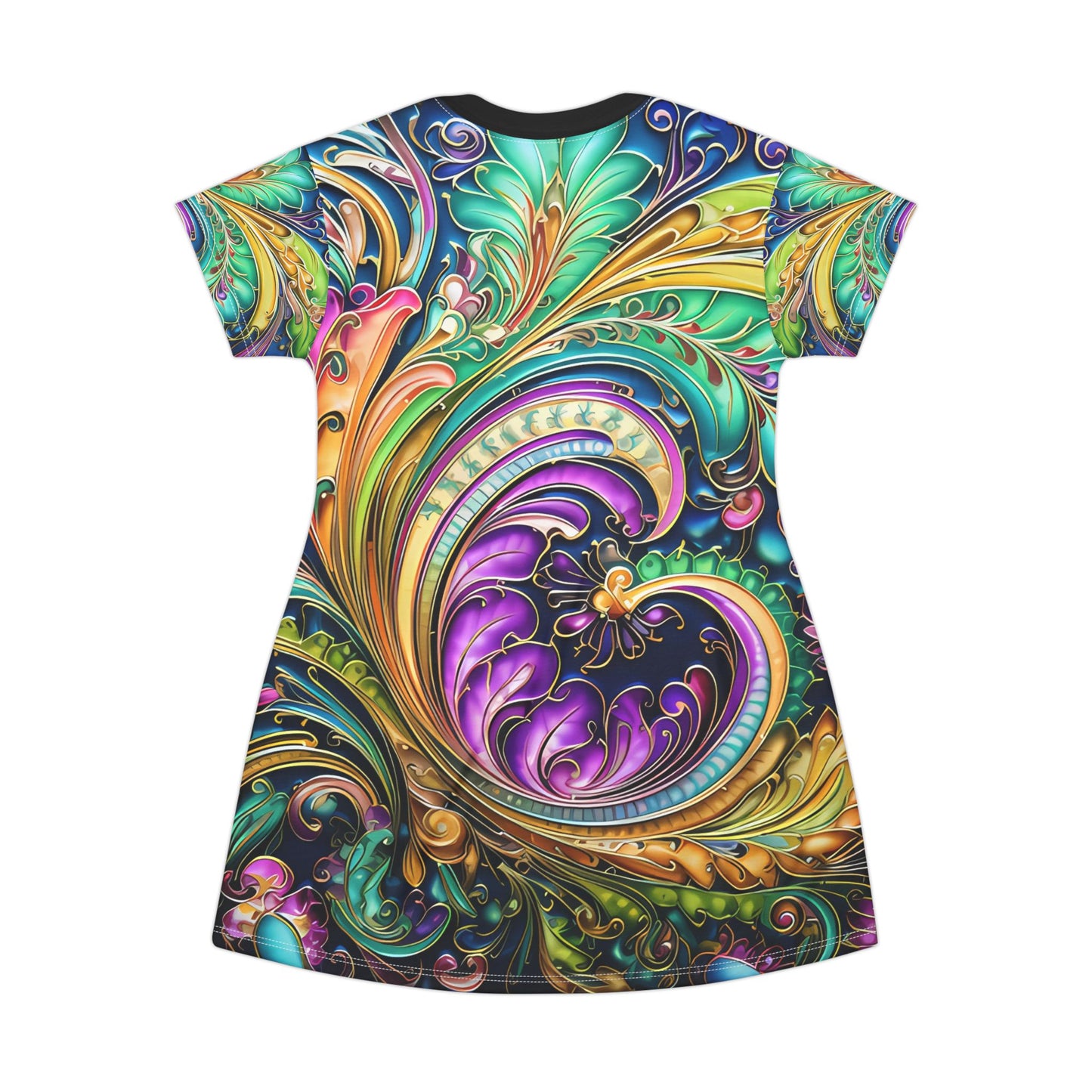 Spring dress T comfortable breathable flower design leisure wear Spring T love of paisleys spring Feminine wear casual women's wear