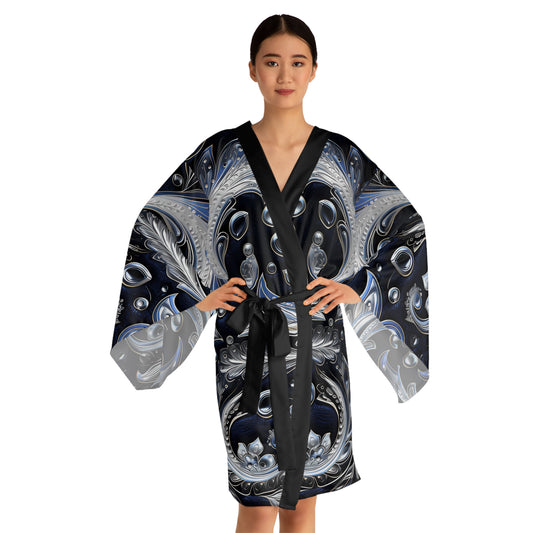 Womens kimono comfortable breathable paisley design leisure wear Spring kimono love of a regal spring Feminine wear casual womens wear