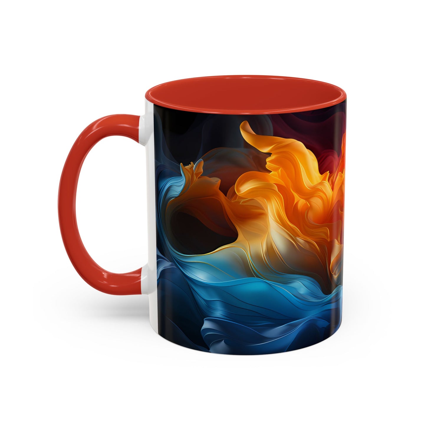 Ceramic coffee mug Ai image printed Hot beverage casual soup cup keeps the pride of Caffine alive with a morning cup of coffee Ai style 11oz