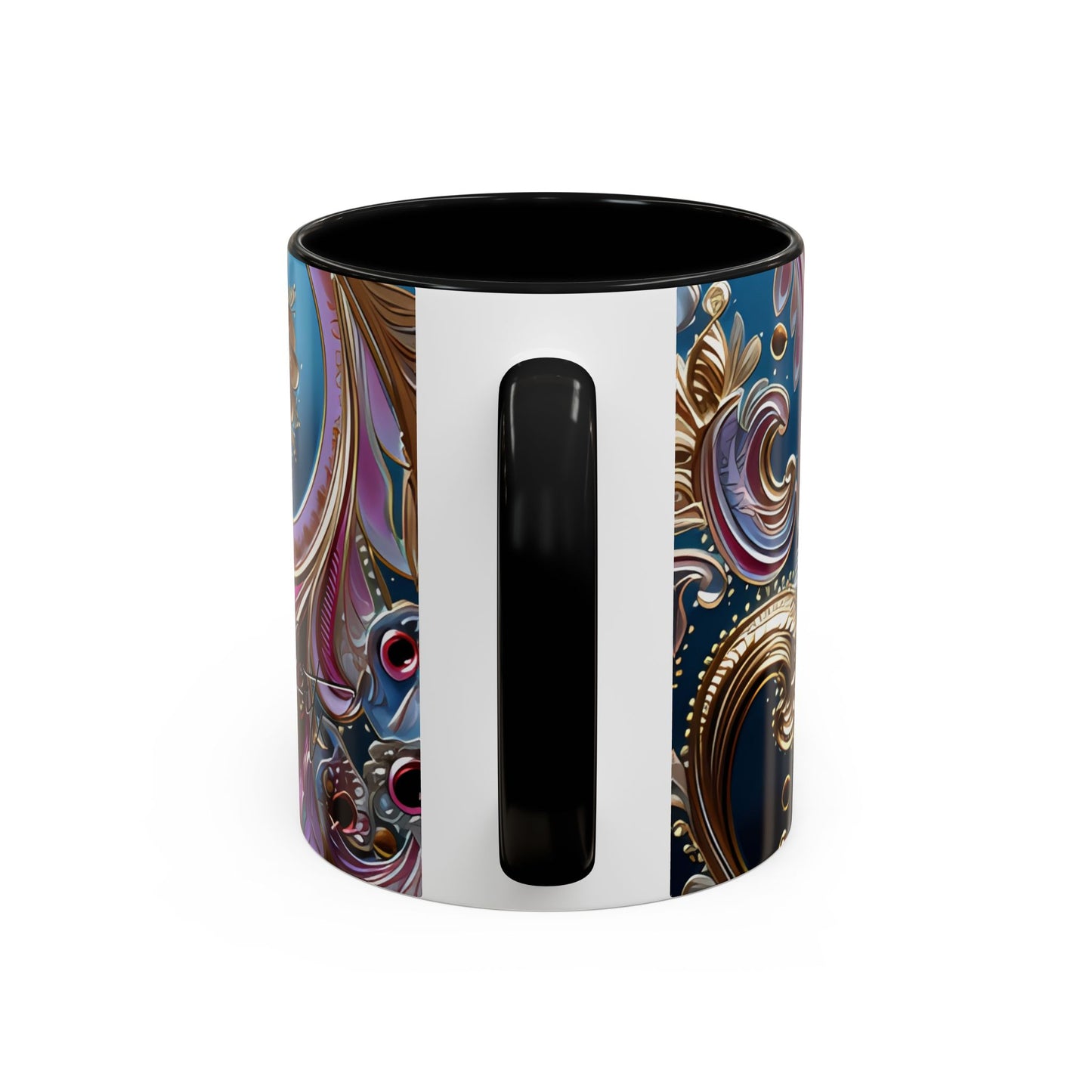 Ceramic coffee mug Ai image printed Hot beverage casual soup cup keeps the pride of Caffine alive with a morning cup of coffee Ai style 11oz