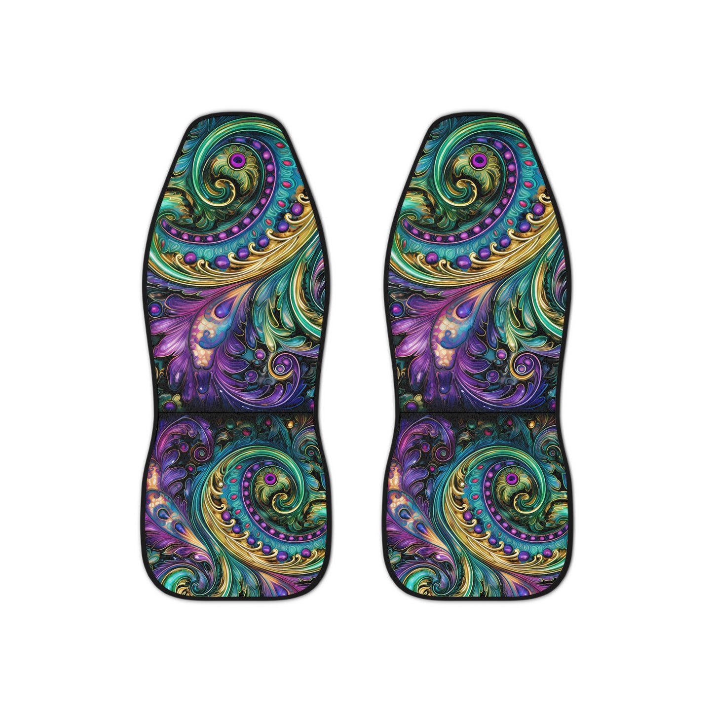 Car Seat Covers with a regal paisley twist Protect your seats with a stylish design made with Ai graphics