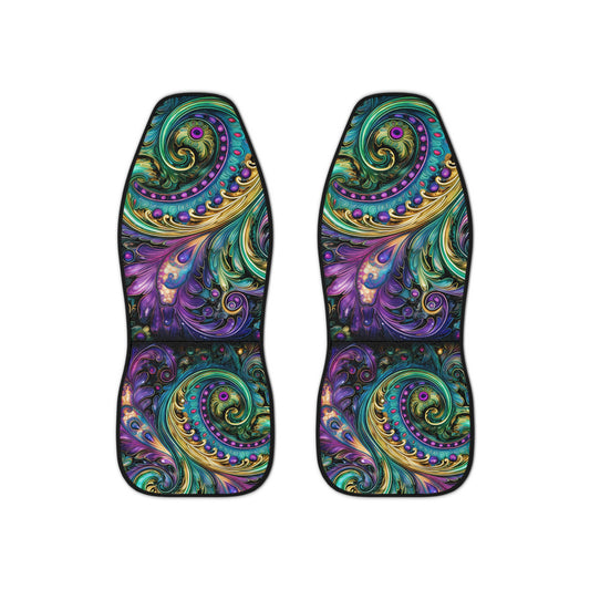 Car Seat Covers with a regal paisley twist Protect your seats with a stylish design made with Ai graphics