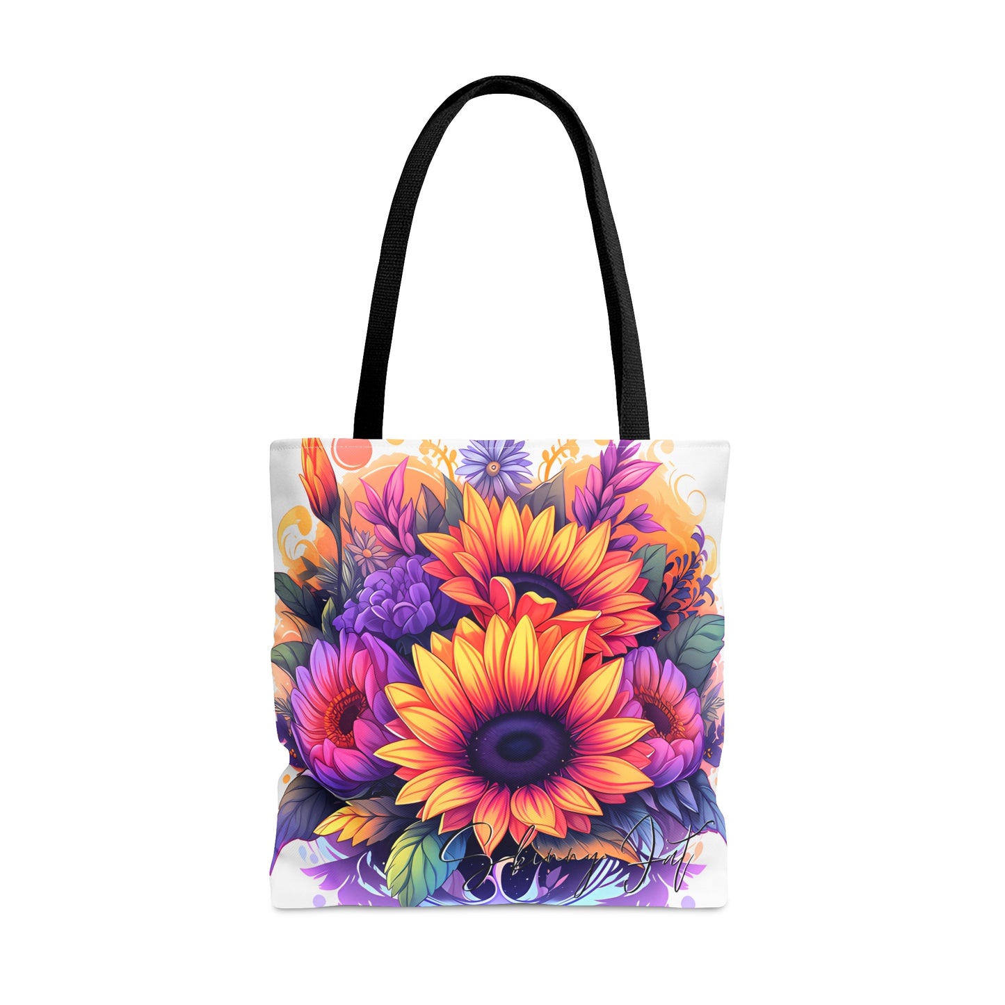 Tote bag for the flower artist lover oil painting inspired Water colour inspired design abstract art tote bag painting tote creative fashion