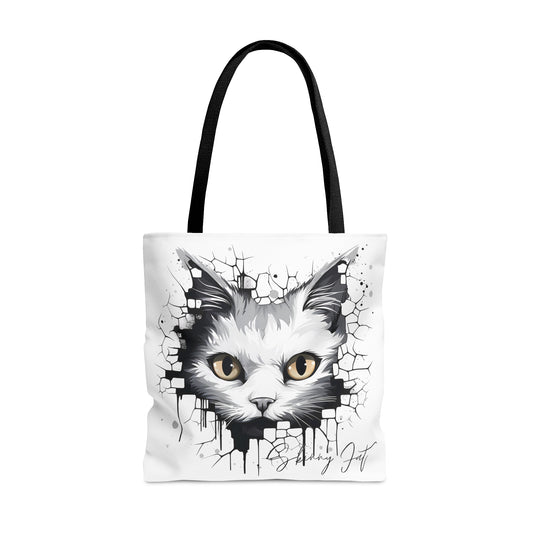 Tote bag for cat design lovers ai graphic inspired snack pack tote stylish tote bag for travel cool shopping bag casual carrying tote