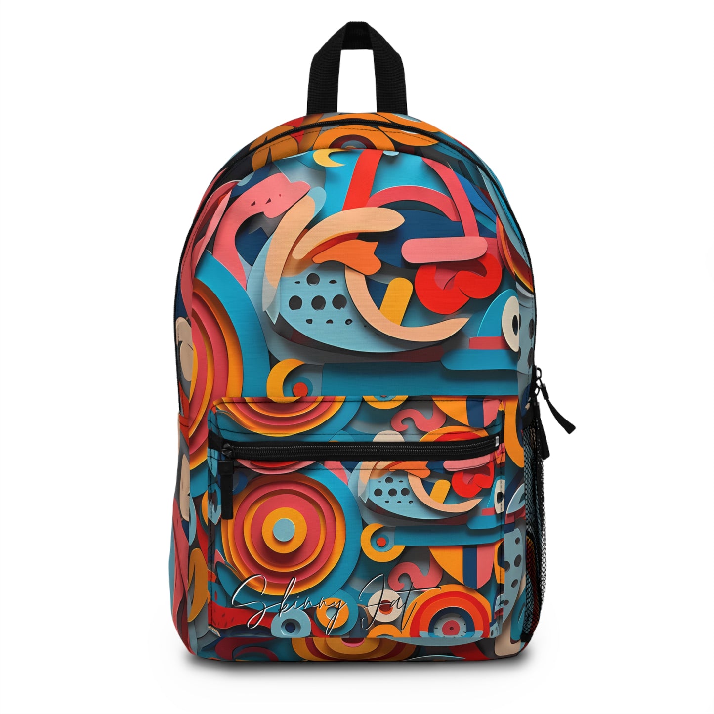 Shoulder bag Backpack for trippy art lovers Ai graphic inspired imagery Ai art back pack Back to school vibe Unisex make up Backpack