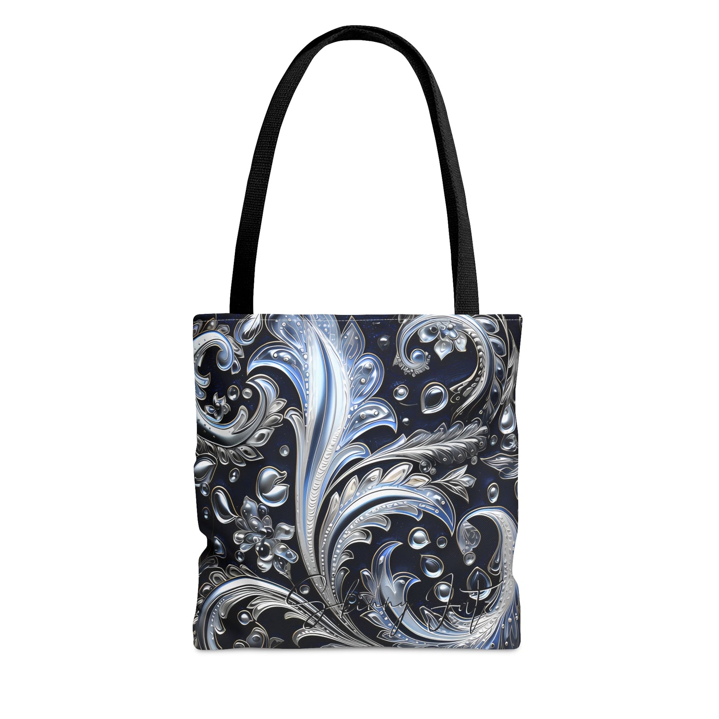 shoppers tote bag purple blue regal paisley inspired Watercolour design abstract art tote bag creative fashion gift for teen artist fashion