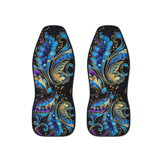 Car Seat Covers with a regal paisley twist Protect your seats with a stylish design made with Ai graphics