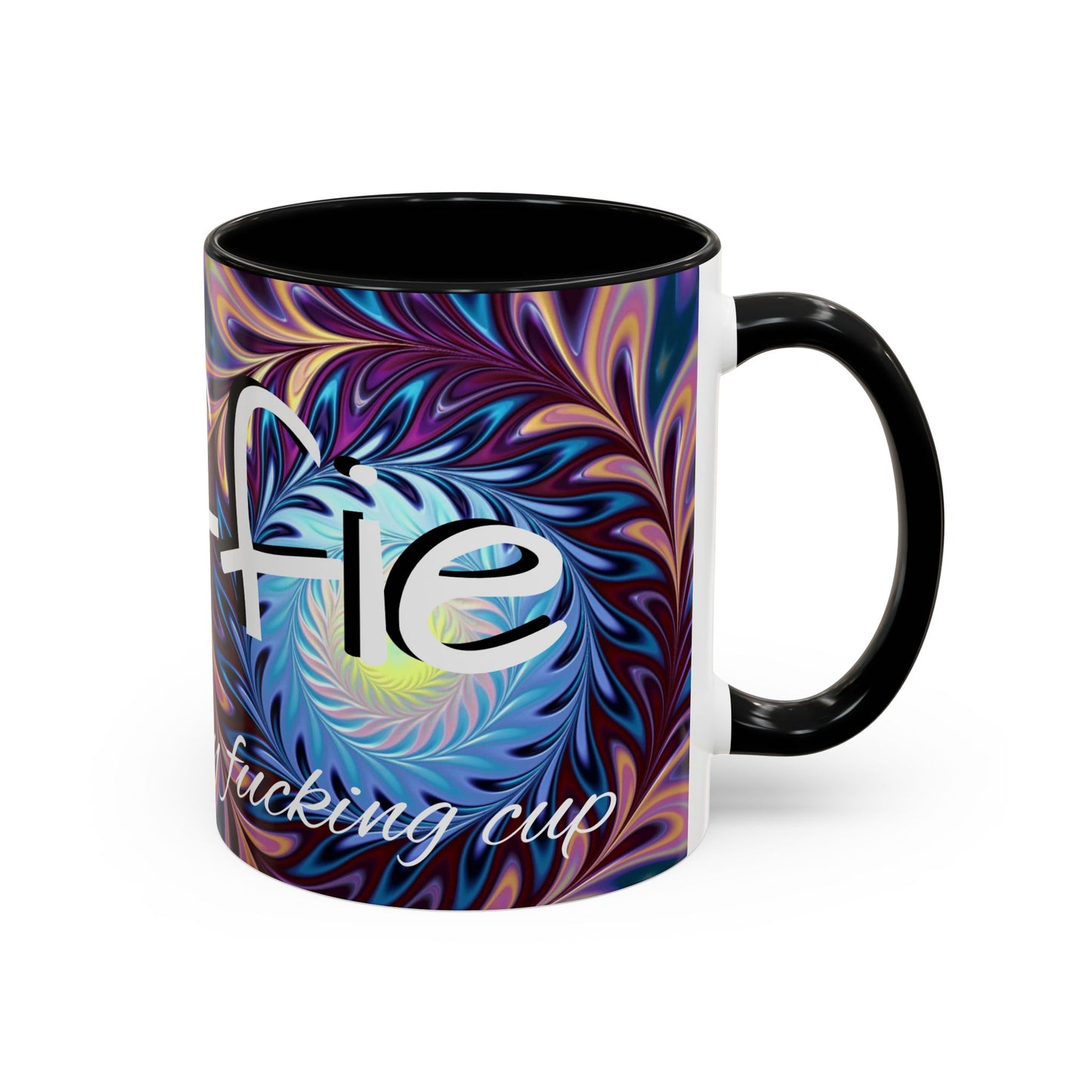 Kaffie cup print ceramic coffee mug Hot beverage soup mug keep the street life alive with a morning cup of coffee graffiti regal style 11oz