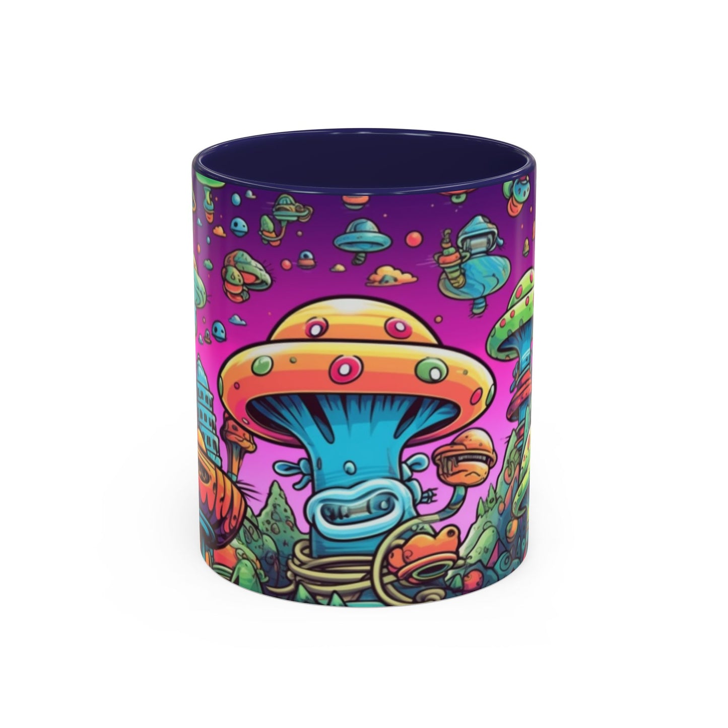 Graffiti print ceramic coffee mug Hot beverage casual soup mug keep the street life alive with a morning cup of coffee graffiti style 11oz