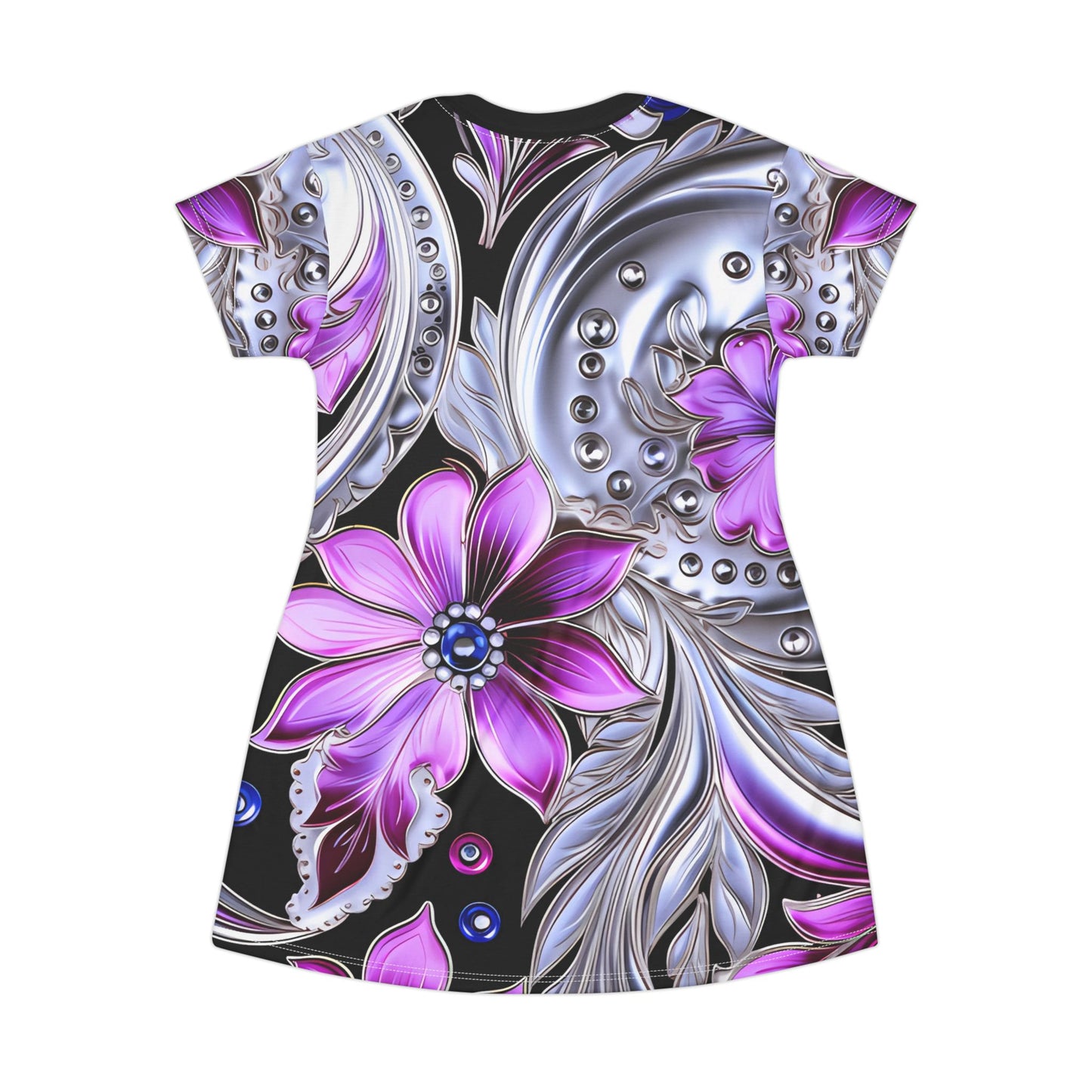 Spring dress T comfortable breathable paisley regal design leisure wear Spring T love of butterflies spring Feminine wear casual womens wear