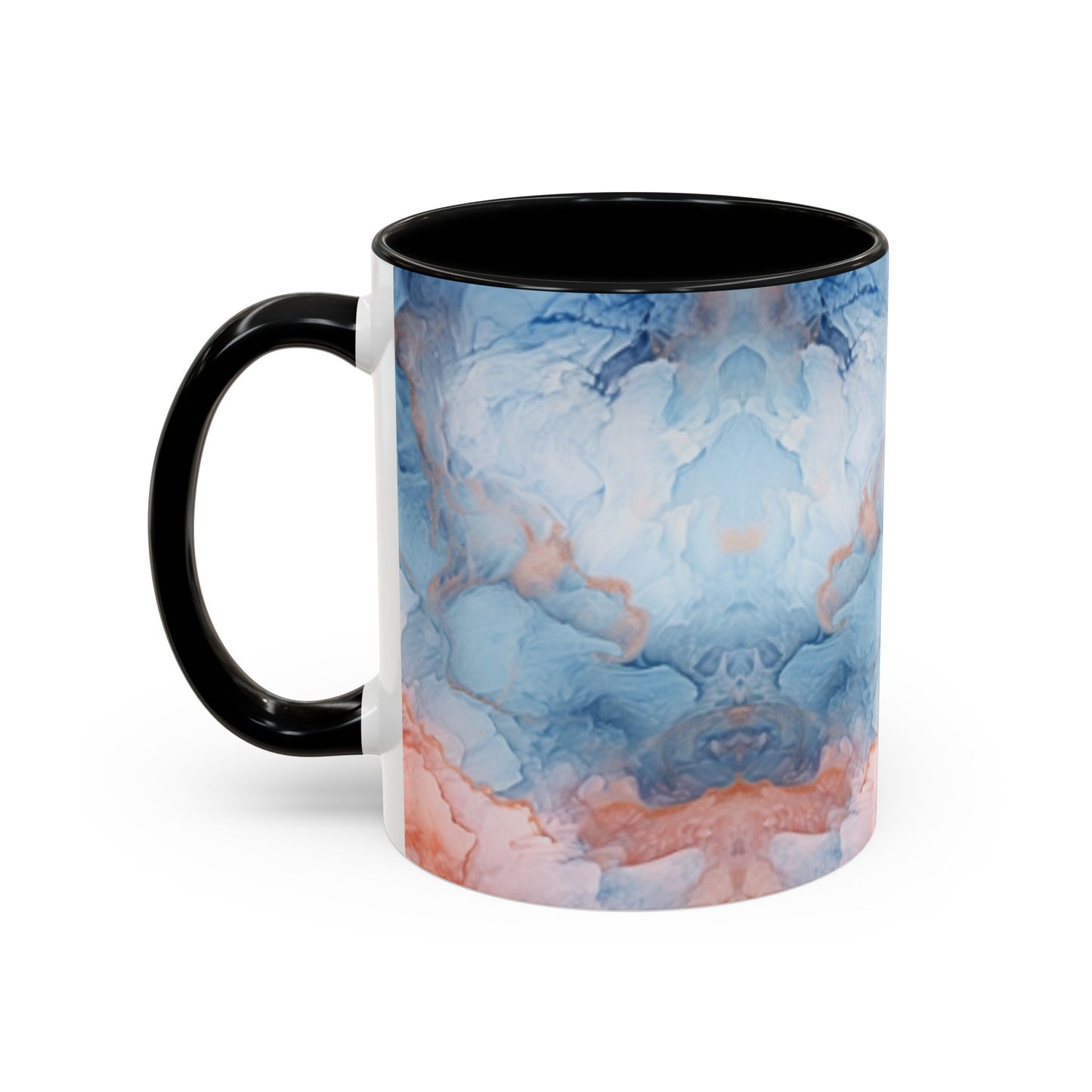 Marble print coffee mug Ai image Hot beverage casual soup cup keeps the pride of Caffine alive with a morning cup of coffee Ai style 11oz