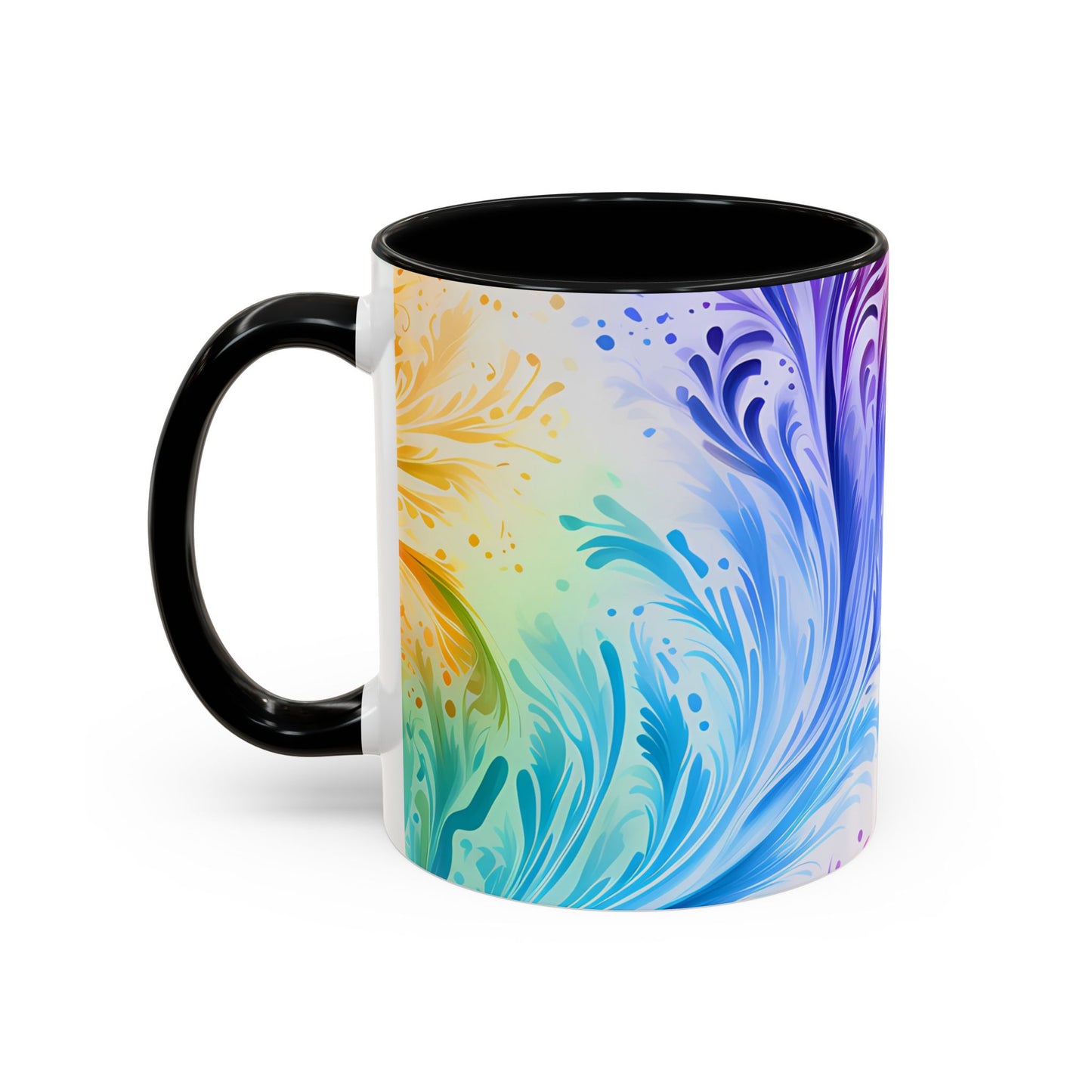 Ceramic coffee mug Ai image printed Hot beverage casual soup cup keeps the pride of Caffine alive with a morning cup of coffee Ai style 11oz