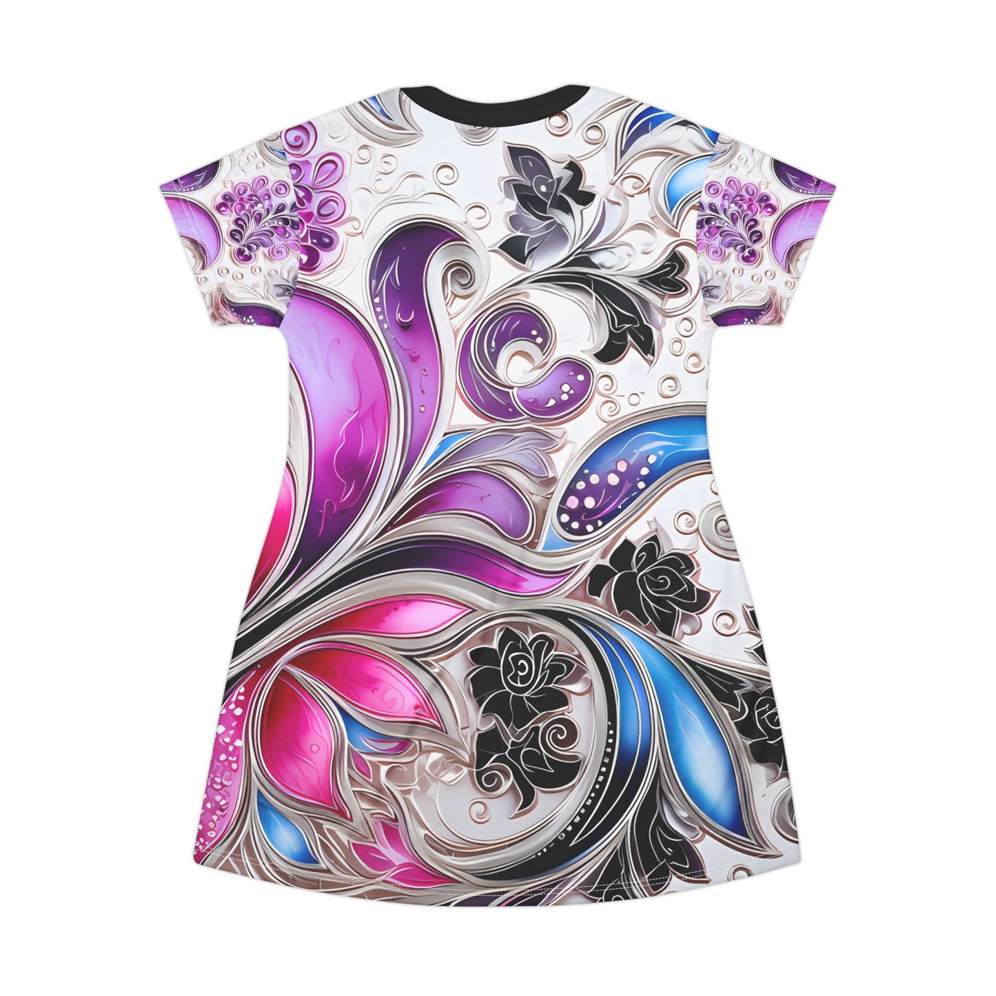 Spring dress T comfortable breathable paisley regal design leisure wear Spring T love of butterflies spring Feminine wear casual womens wear