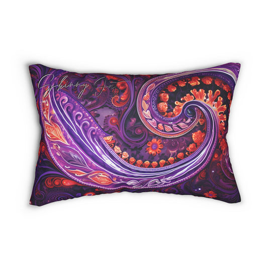 Spun Polyester Square lumbar Pillow with Stunning Graphics Innovative Comfort Artificial Intelligence in Every Thread gift for everyone