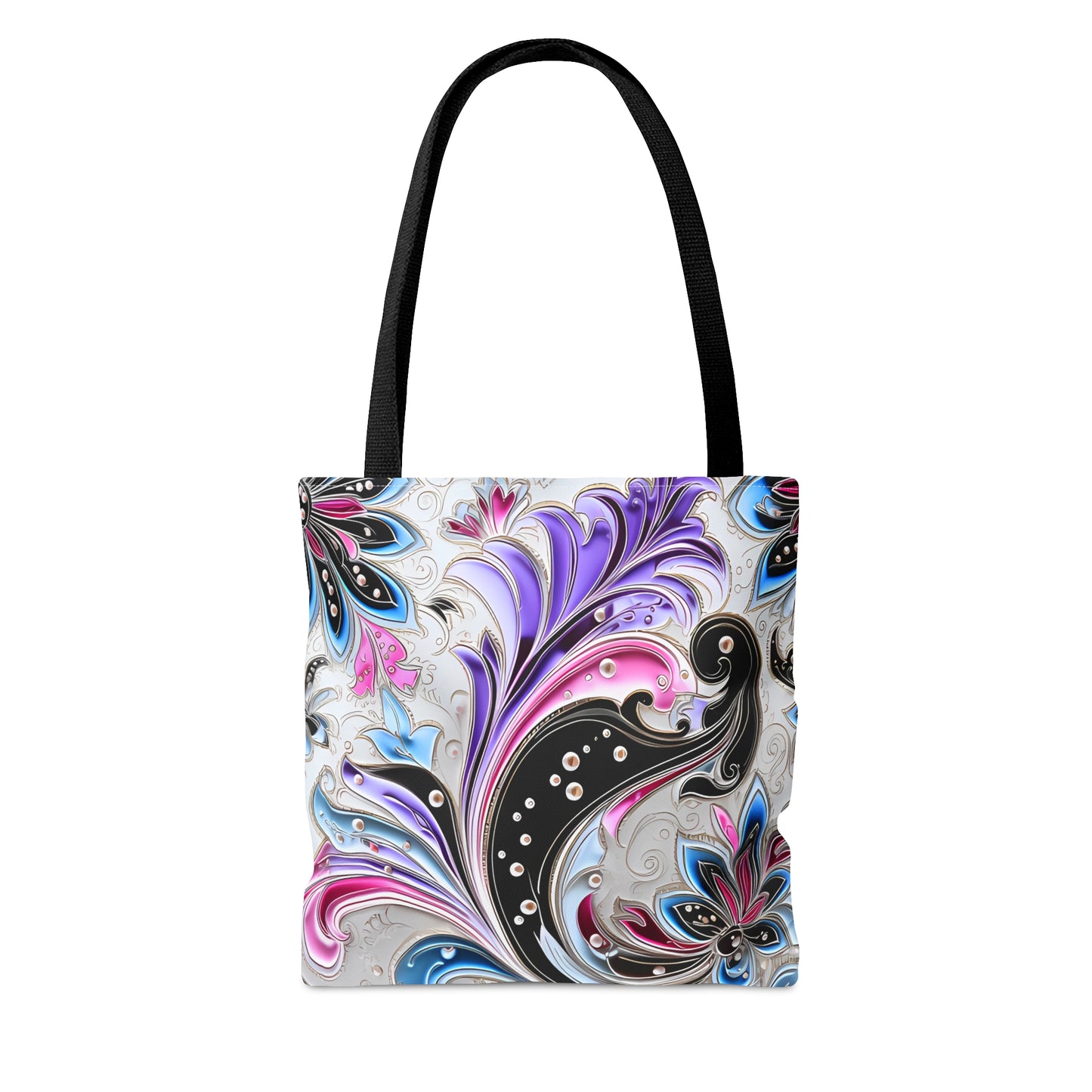 Floral tote bag ai graphic inspired snack pack tote stylish tote bag for travel cool shopping bag casual carrying tote