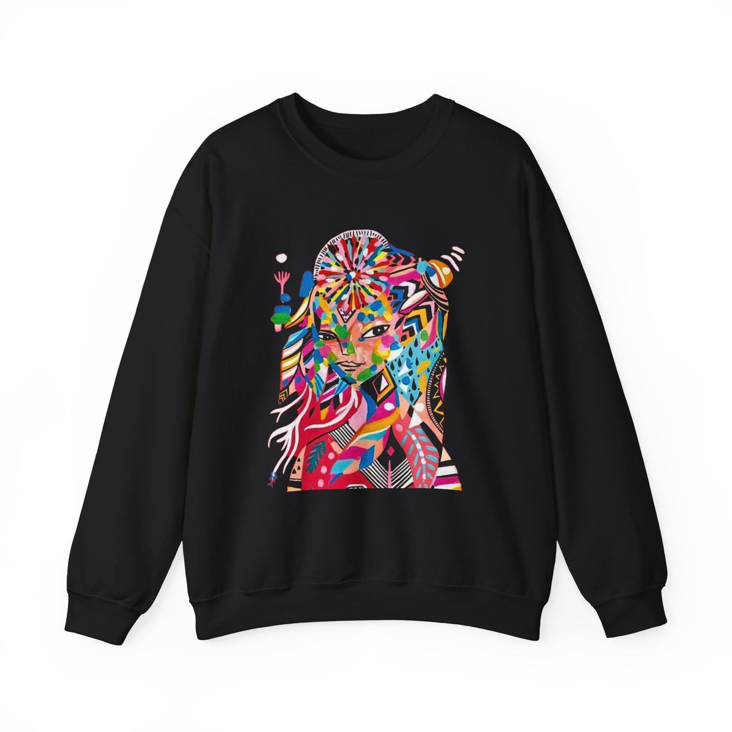 Crewneck Sweatshirt street art as a gift for anyone printed on a fashionable sweater back to school style sweat T