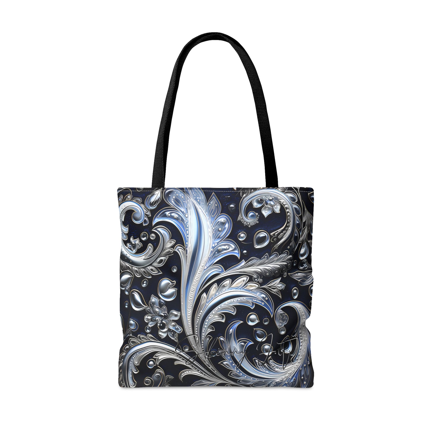 shoppers tote bag purple blue regal paisley inspired Watercolour design abstract art tote bag creative fashion gift for teen artist fashion