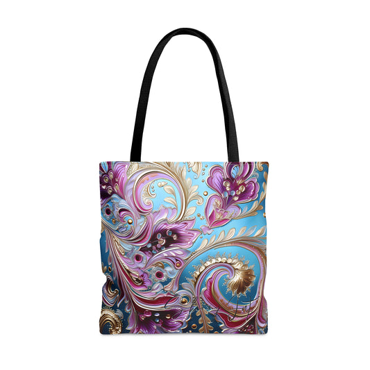 Tote bag for the flower artist lover oil painting inspired Water colour inspired design abstract art tote bag painting tote creative fashion