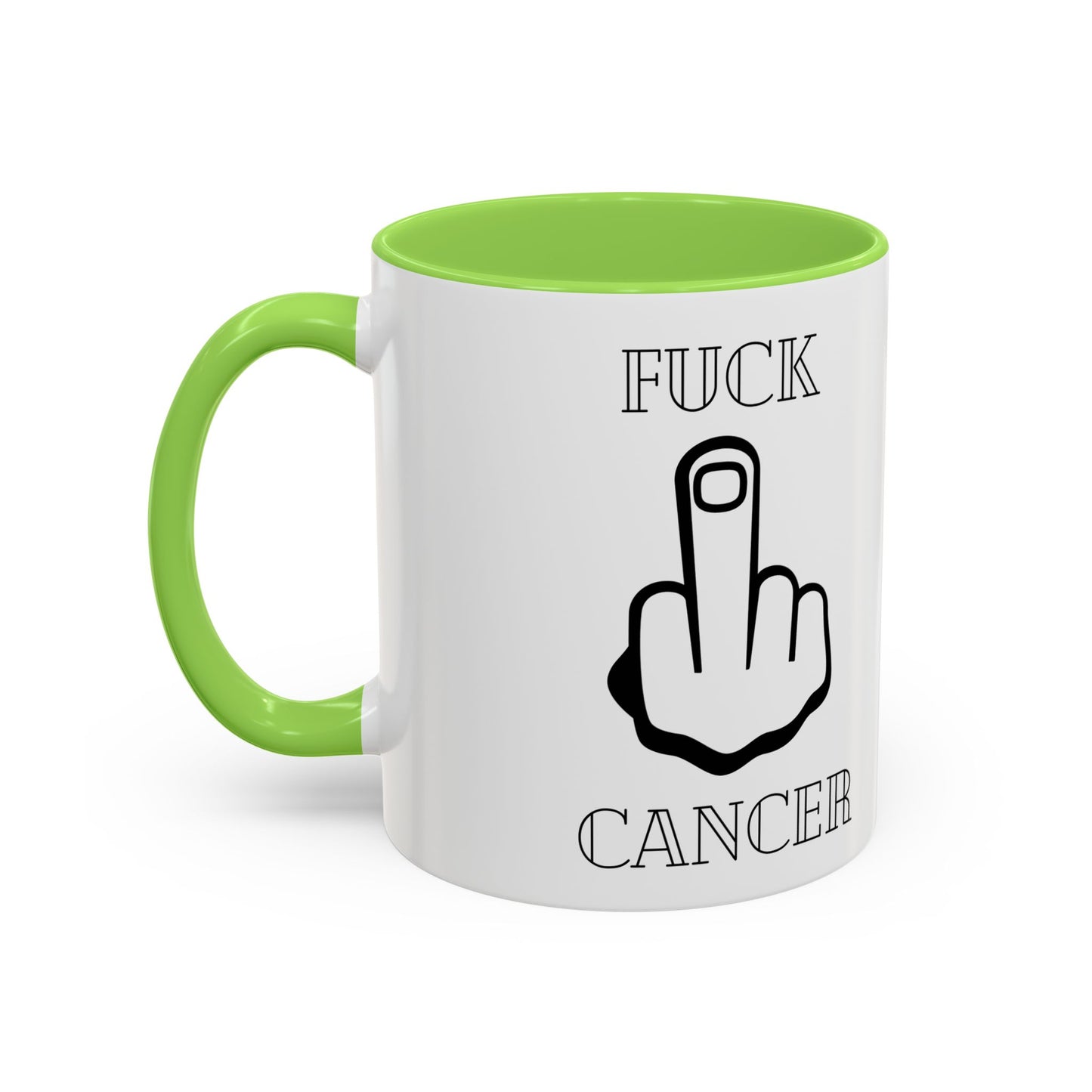 Colorful Mugs, 11oz, cancer cup, down with cancer