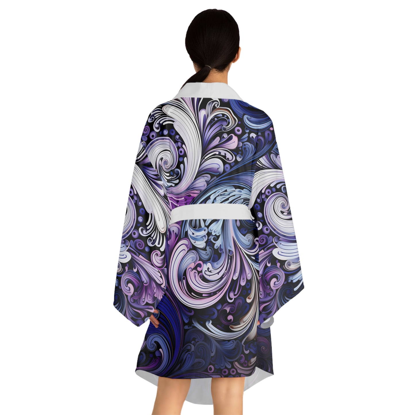 Womens kimono comfortable breathable paisley design leisure wear Spring kimono love of a regal spring Feminine wear casual womens wear