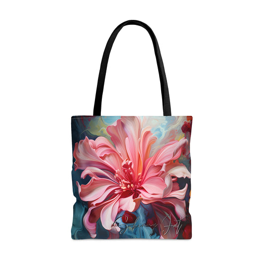 Floral tote bag ai graphic inspired snack pack tote stylish tote bag for travel cool shopping bag casual carrying tote