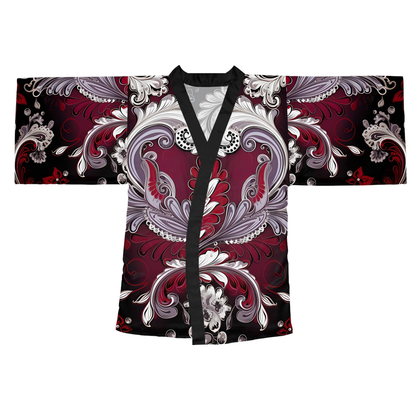 Womens kimono comfortable breathable paisley design leisure wear Spring kimono love of a regal spring Feminine wear casual womens wear