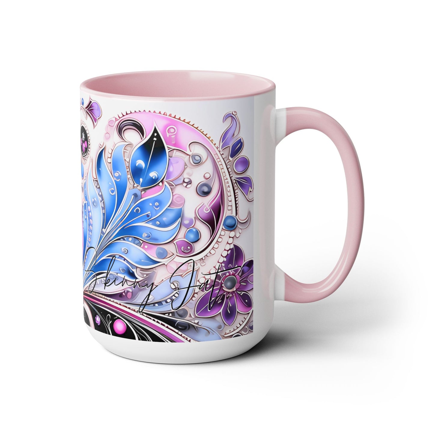 Ceramic coffee mug Ai image printed Hot beverage casual soup cup keeps the pride of Caffine alive with a morning cup of coffee Ai style 15oz