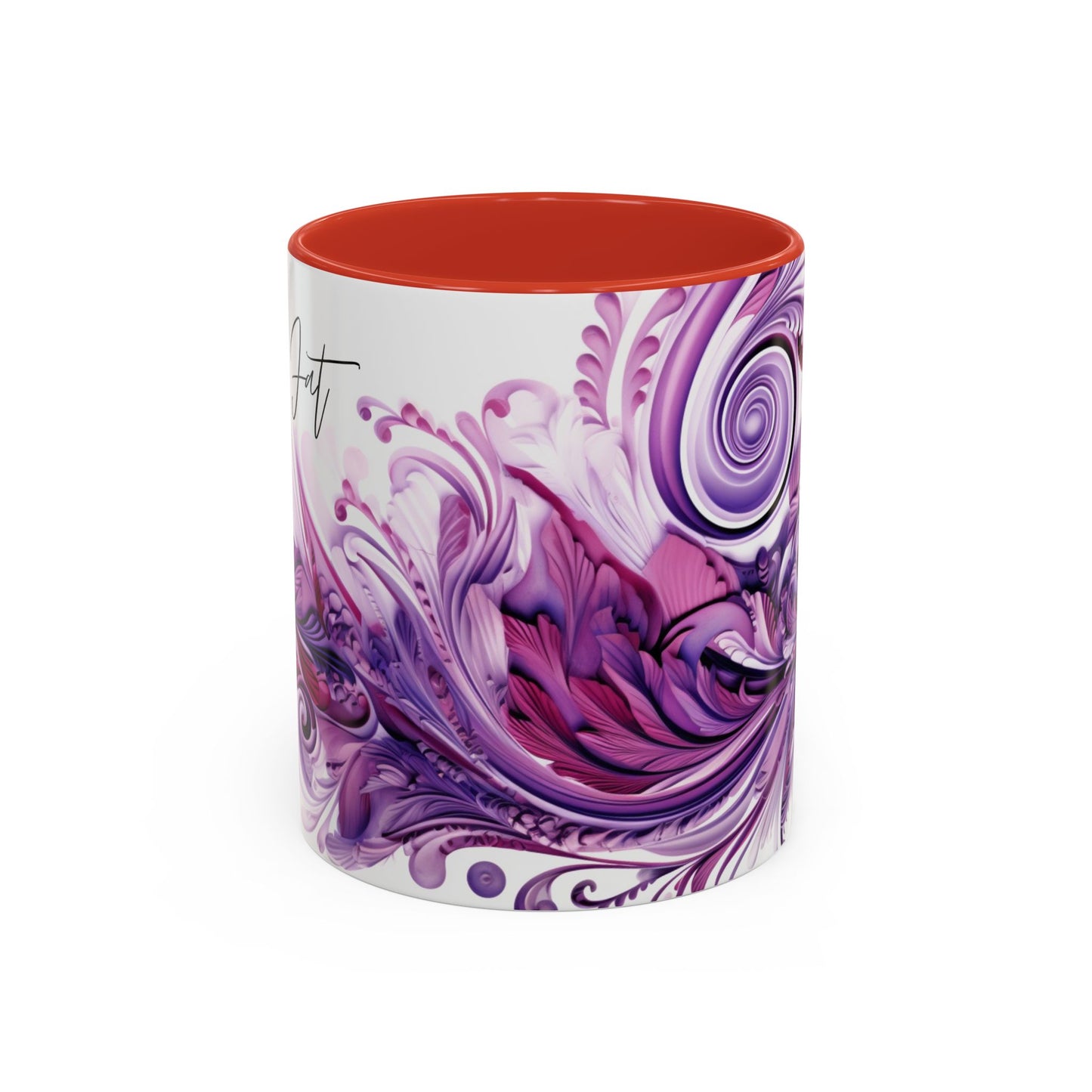 Coffee mug Paisley print ceramic Hot beverage casual soup cup keep the caffeine life alive with a morning drink of coffee regal style